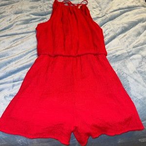 Red romper